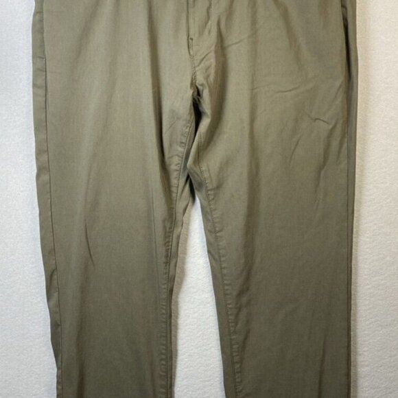 Weatherproof Performance Pants Mens 38 X 32 Vintage Faille Straight Olive W2S515 - Picture 1 of 11